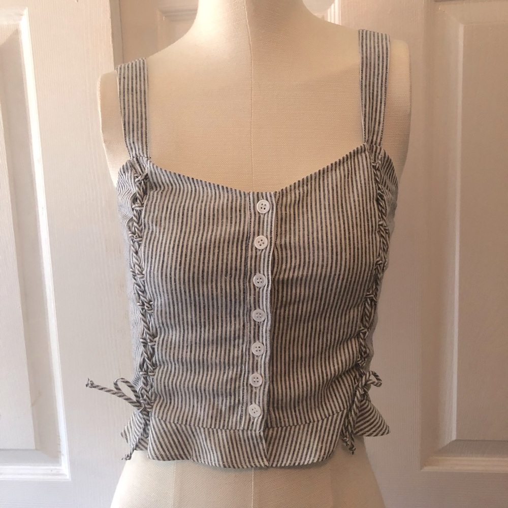 NWOT Reformation Landen Tank XS Nocturnal